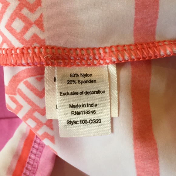 CABANA LIFE | Coral Geo 2-Piece Girls Rashguard Swimsuit - Picture 10 of 16